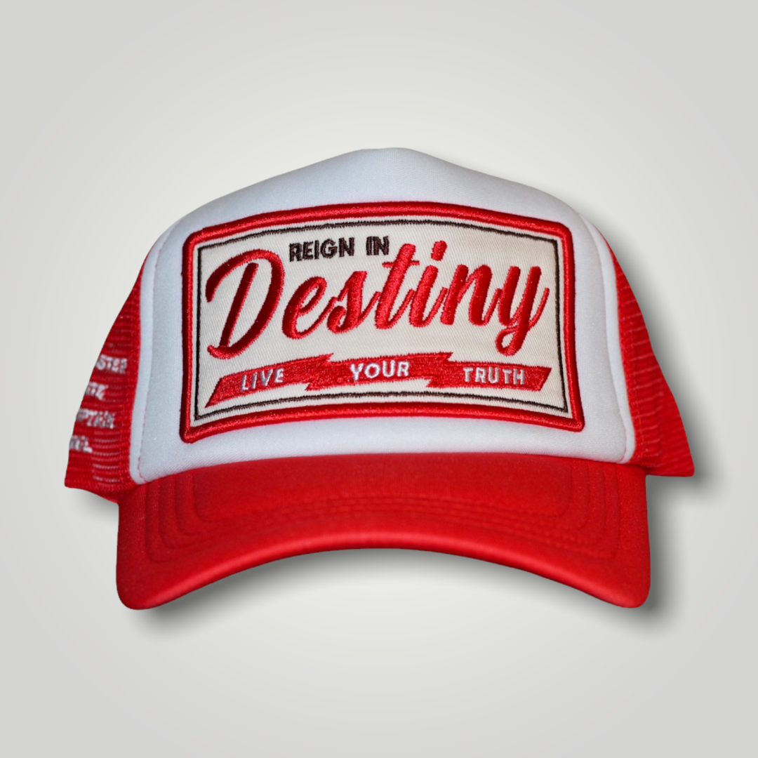 LIVE YOUR TRUTH” trucker hat – ReignInDestiny